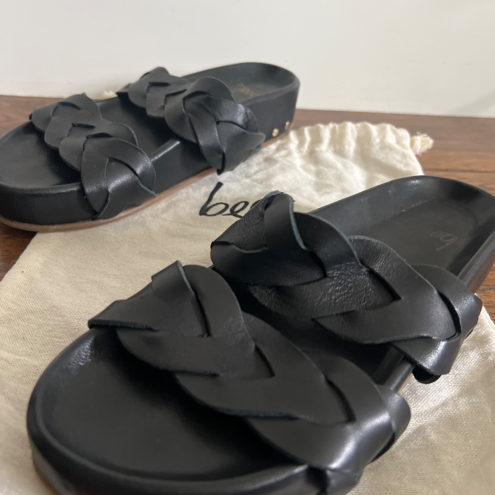 Beek “Pato” Braided Leather Sandals – Black, Size 8 (Gently Used) - Picture 3 of 4